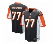 Men's Nike Cincinnati Bengals #77 Andrew Whitworth Game Black Team Color NFL Jersey