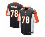 Men's Nike Cincinnati Bengals #78 Anthony Munoz Game Black Team Color NFL Jersey