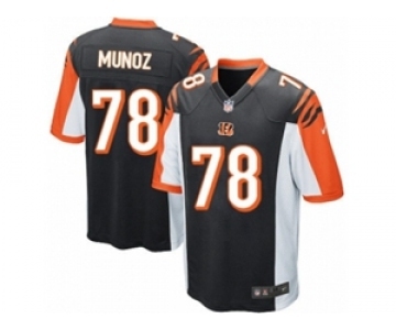 Men's Nike Cincinnati Bengals #78 Anthony Munoz Game Black Team Color NFL Jersey