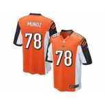 Men's Nike Cincinnati Bengals #78 Anthony Munoz Game Orange Alternate NFL Jersey