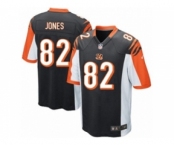 Men's Nike Cincinnati Bengals #82 Marvin Jones Game Black Team Color NFL Jersey