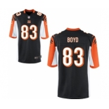 Men's Nike Cincinnati Bengals #83 Tyler Boyd Game Black Team Color NFL Jersey