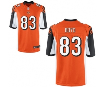 Men's Nike Cincinnati Bengals #83 Tyler Boyd Game Orange Alternate NFL Jersey