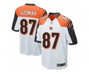 Men's Nike Cincinnati Bengals #87 C.J. Uzomah Game White NFL Jersey