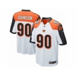 Men's Nike Cincinnati Bengals #90 Michael Johnson Game White NFL Jersey