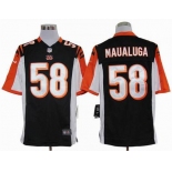 nike nfl jerseys cincinnati bengals #58 maualuga black[game]