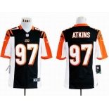 nike nfl jerseys cincinnati bengals #97 atkins black[game]