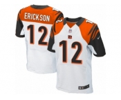 Men Nike Cincinnati Bengals #12 Alex Erickson Elite White NFL Jersey