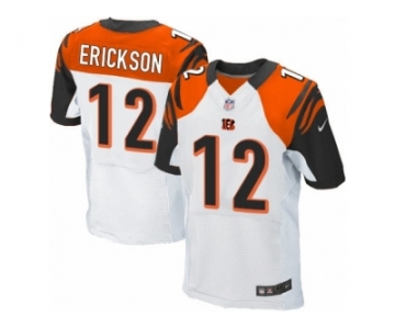 Men Nike Cincinnati Bengals #12 Alex Erickson Elite White NFL Jersey