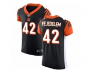 Men Nike Cincinnati Bengals #42 Clayton Fejedelem Black Team Color Vapor Untouchable Elite Player NFL Jersey