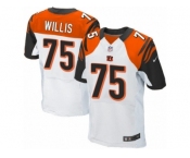 Men Nike Cincinnati Bengals #75 Jordan Willis Elite White NFL Jersey