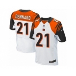 Men's Nike Cincinnati Bengals #21 Darqueze Dennard Elite White NFL Jersey