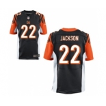 Men's Nike Cincinnati Bengals #22 William Jackson Elite Black Team Color NFL Jersey