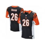 Men's Nike Cincinnati Bengals #26 Josh Shaw Elite Black Team Color NFL Jersey