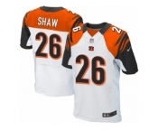 Men's Nike Cincinnati Bengals #26 Josh Shaw Elite White NFL Jersey