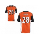 Men's Nike Cincinnati Bengals #28 Joe Mixon Elite Orange Alternate NFL Jerseyey