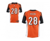 Men's Nike Cincinnati Bengals #28 Joe Mixon Elite Orange Alternate NFL Jerseyey