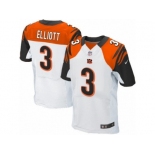 Men's Nike Cincinnati Bengals #3 Jake Elliott Elite White NFL Jersey