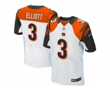 Men's Nike Cincinnati Bengals #3 Jake Elliott Elite White NFL Jersey