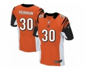 Men's Nike Cincinnati Bengals #30 Cedric Peerman Elite Orange Alternate NFL Jersey