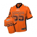 Men's Nike Cincinnati Bengals #55 Vontaze Burfict Elite Orange Drift Fashion NFL Jersey