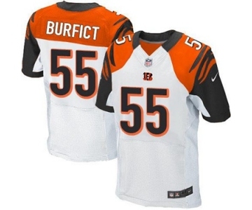 Men's Nike Cincinnati Bengals #55 Vontaze Burfict Elite White NFL Jersey