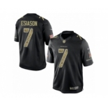 Men's Nike Cincinnati Bengals #7 Boomer Esiason Elite Black Salute to Service NFL Jersey