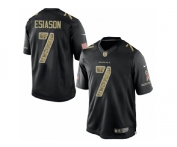 Men's Nike Cincinnati Bengals #7 Boomer Esiason Elite Black Salute to Service NFL Jersey