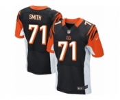 Men's Nike Cincinnati Bengals #71 Andre Smith Elite Black Team Color NFL Jersey