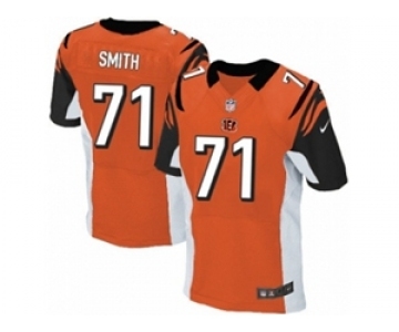 Men's Nike Cincinnati Bengals #71 Andre Smith Elite Orange Alternate NFL Jersey