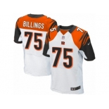 Men's Nike Cincinnati Bengals #75 Andrew Billings Elite White NFL Jersey