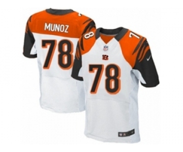 Men's Nike Cincinnati Bengals #78 Anthony Munoz Elite White NFL Jersey