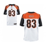 Men's Nike Cincinnati Bengals #83 Tyler Boyd Elite White NFL Jersey