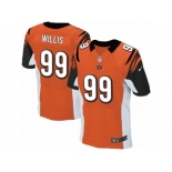 Men's Nike Cincinnati Bengals #99 Jordan Willis Elite Orange Alternate NFL Jersey