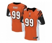 Men's Nike Cincinnati Bengals #99 Margus Hunt Elite Orange Alternate NFL Jersey