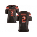 Men's Nike Cleveland Browns #2 Patrick Murray Elite Brown Team Color NFL Jersey