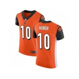 Nike Cincinnati Bengals #10 Kevin Huber Orange Alternate Men Stitched NFL Vapor Untouchable Elite Jersey