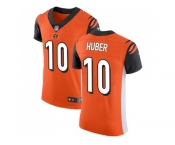 Nike Cincinnati Bengals #10 Kevin Huber Orange Alternate Men Stitched NFL Vapor Untouchable Elite Jersey