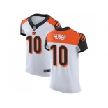 Nike Cincinnati Bengals #10 Kevin Huber White Men Stitched NFL Vapor Untouchable Elite Jersey