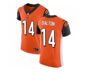 Nike Cincinnati Bengals #14 Andy Dalton Orange Alternate Men Stitched NFL Vapor Untouchable Elite Jersey