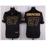 Nike Cincinnati Bengals #27 Dre Kirkpatrick Black Pro Line Gold Collection Jersey[Elite]