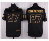 Nike Cincinnati Bengals #27 Dre Kirkpatrick Black Pro Line Gold Collection Jersey[Elite]