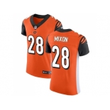 Nike Cincinnati Bengals #28 Joe Mixon Orange Alternate Men Stitched NFL Vapor Untouchable Elite Jersey