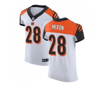 Nike Cincinnati Bengals #28 Joe Mixon White Men Stitched NFL Vapor Untouchable Elite Jersey