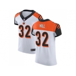 Nike Cincinnati Bengals #32 Jeremy Hill White Men Stitched NFL Vapor Untouchable Elite Jersey