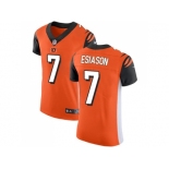 Nike Cincinnati Bengals #7 Boomer Esiason Orange Alternate Men Stitched NFL Vapor Untouchable Elite Jersey