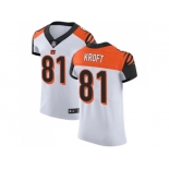 Nike Cincinnati Bengals #81 Tyler Kroft White Men Stitched NFL Vapor Untouchable Elite Jersey