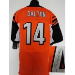 nike nfl jerseys cincinnati bengals #14 dalton orange[Elite signature]