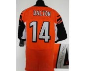 nike nfl jerseys cincinnati bengals #14 dalton orange[Elite signature]