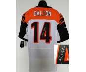 nike nfl jerseys cincinnati bengals #14 dalton white[Elite signature]